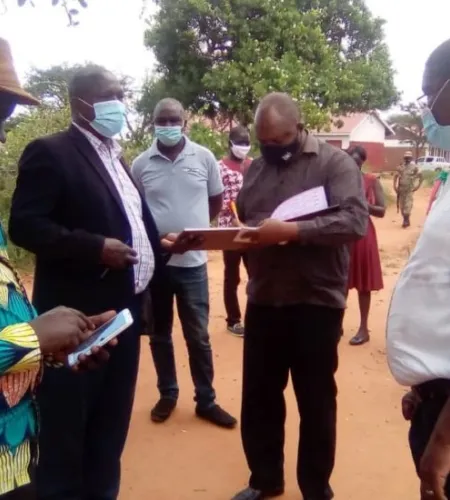 Martin mit einigen Männern