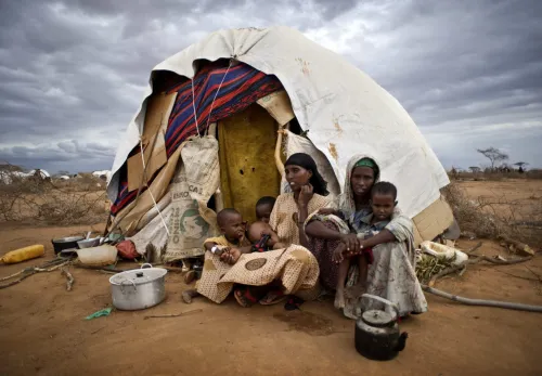 Als de oogsten mislukt zijn